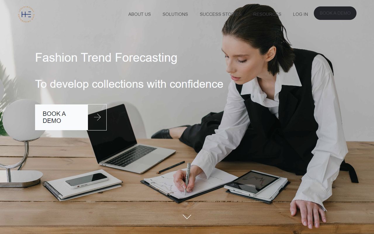 Heuritech - website preview