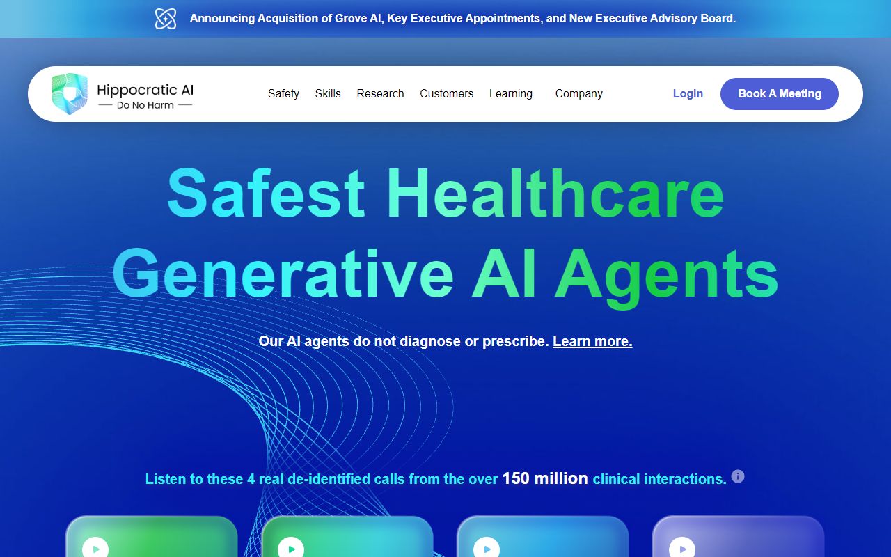 Hippocratic AI screenshot