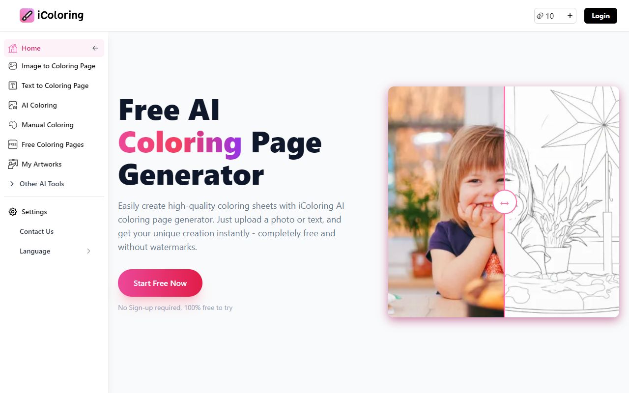 iColoring screenshot