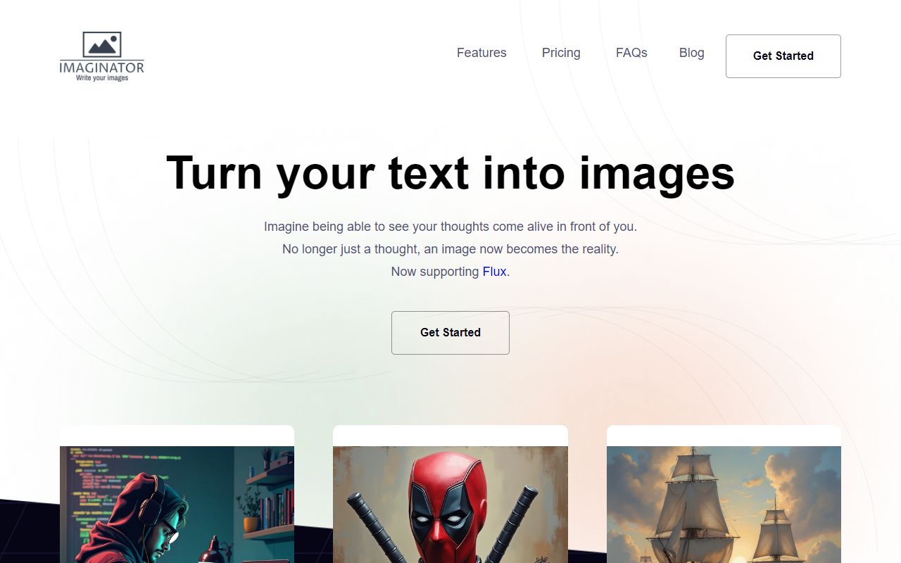 Imaginator screenshot