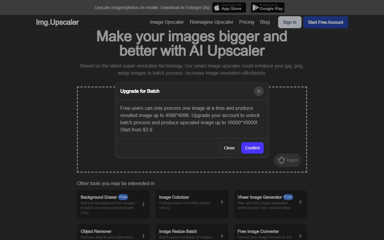 Imgupscaler screenshot