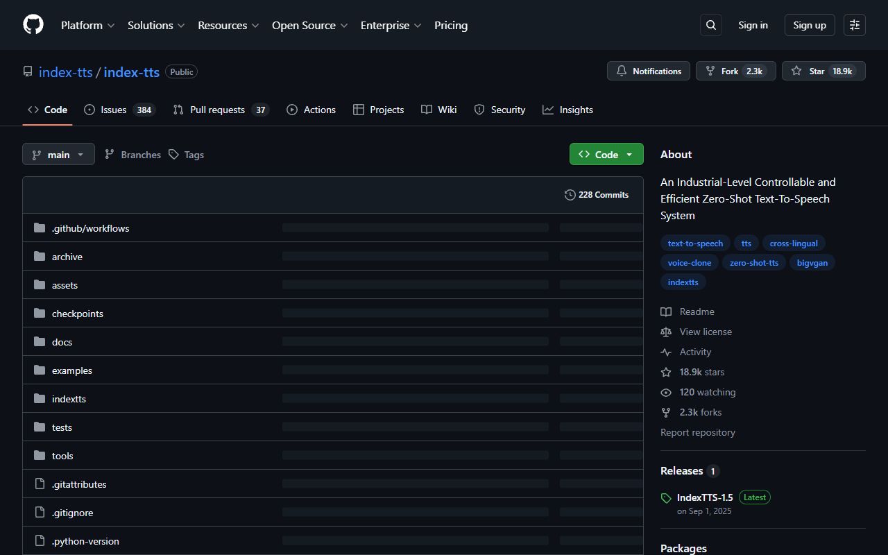 Index-tts2 screenshot