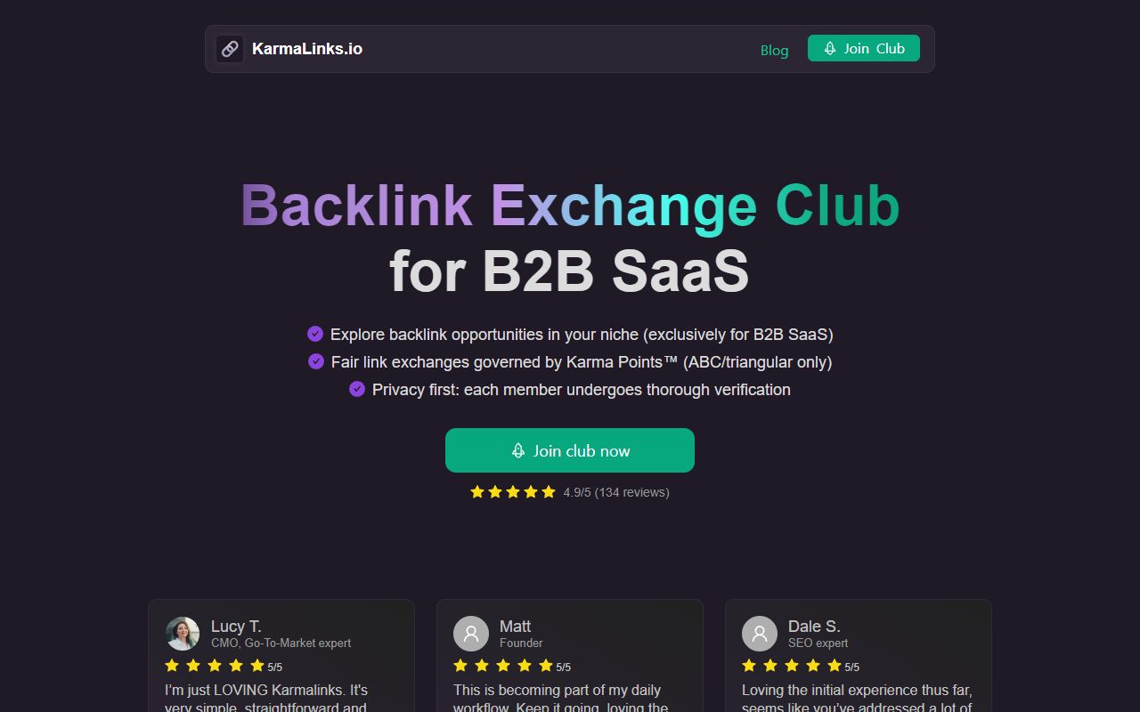 KarmaLinks screenshot