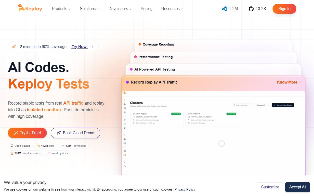keploy.io - website preview