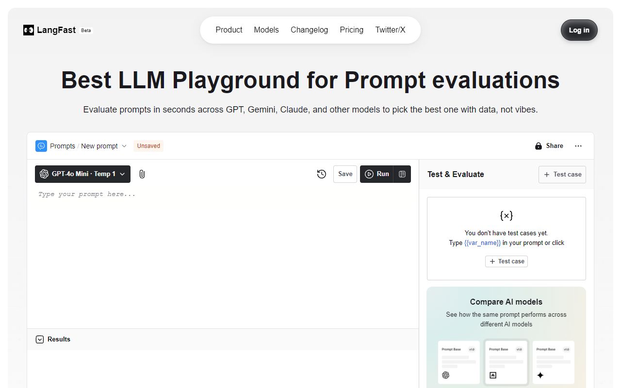 Langfa.st screenshot