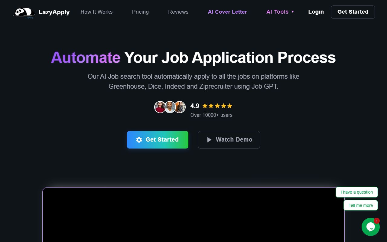LazyApply screenshot