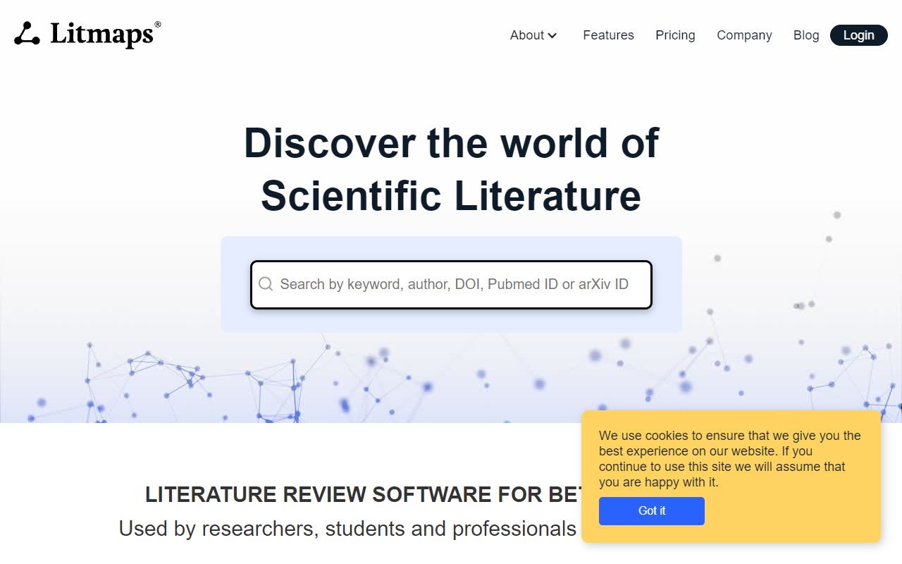 Litmaps - website preview