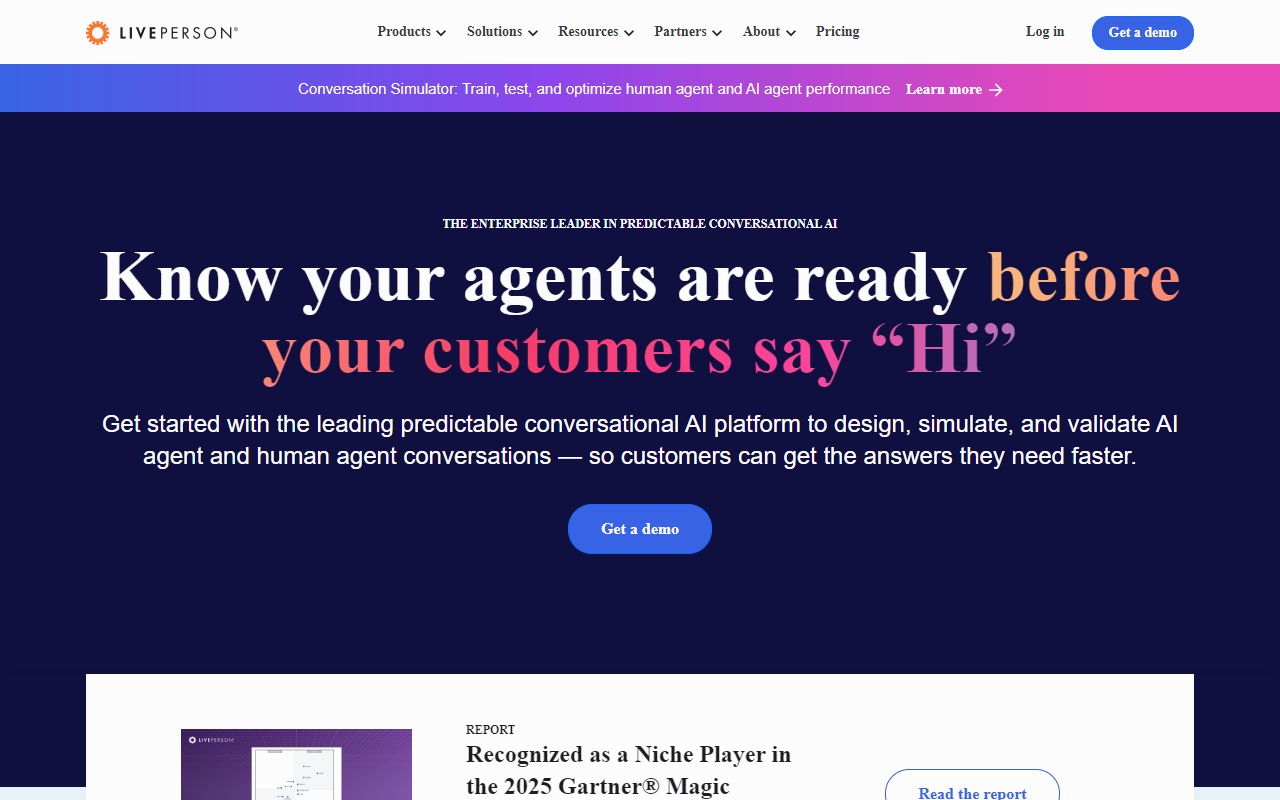 LivePerson screenshot