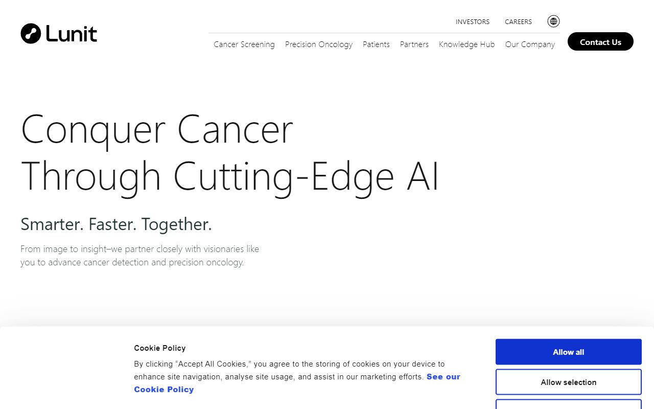 Lunit - website preview