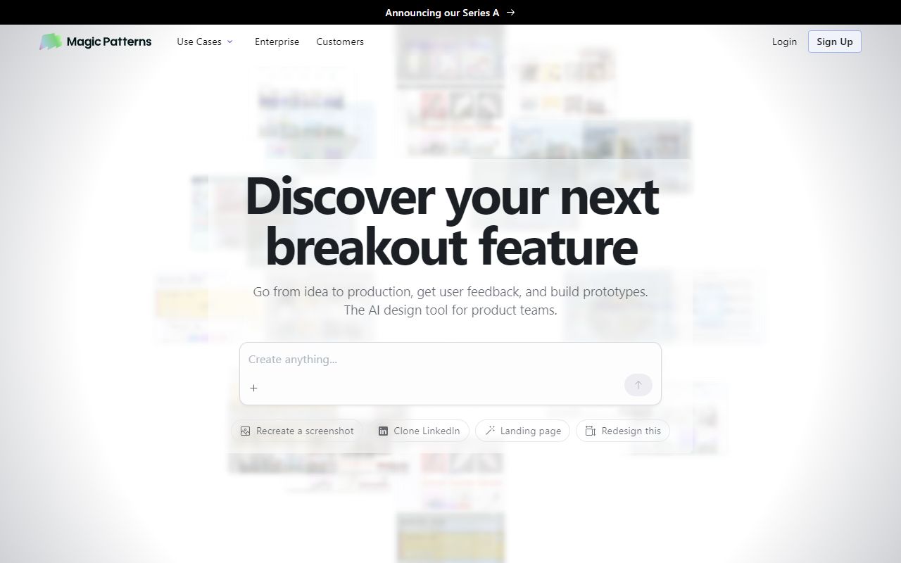 Magic Patterns screenshot