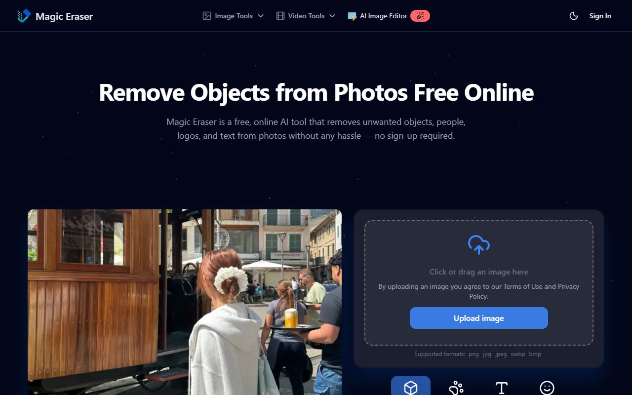 MagicEraser AI screenshot