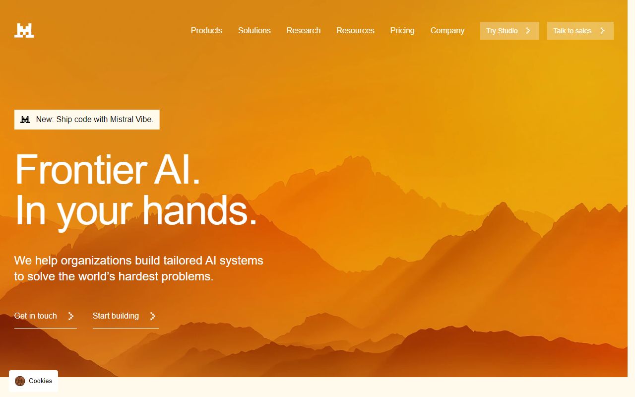 Mixtral 8x22B - website preview