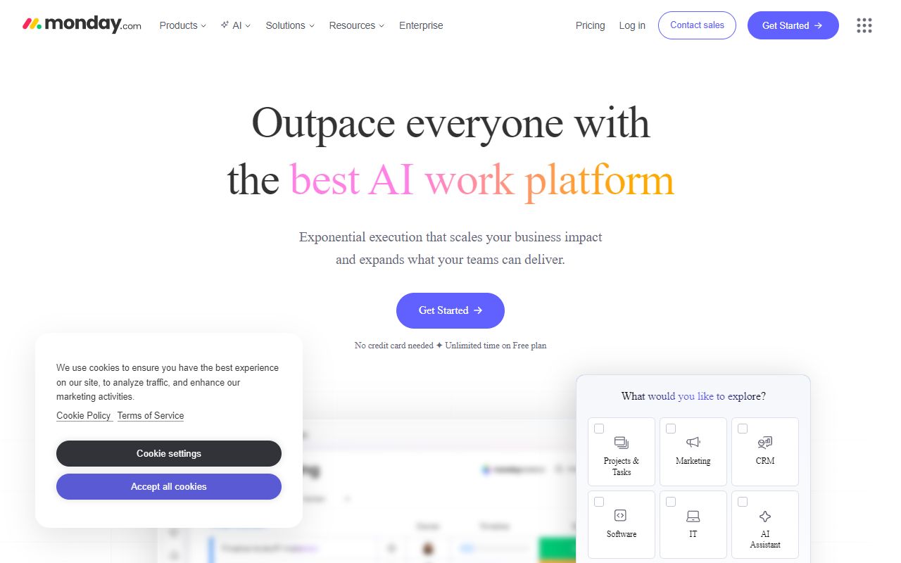 Monday.com screenshot