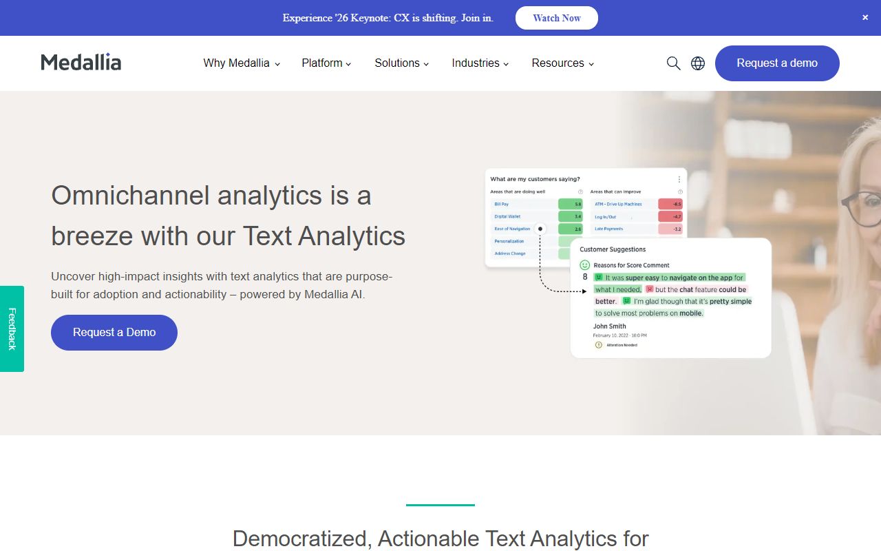 MonkeyLearn - website preview