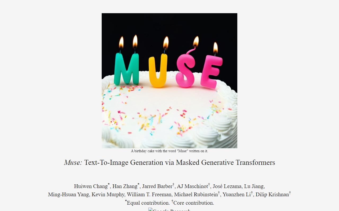 Muse Google screenshot