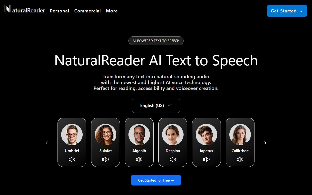 Natural Readers screenshot