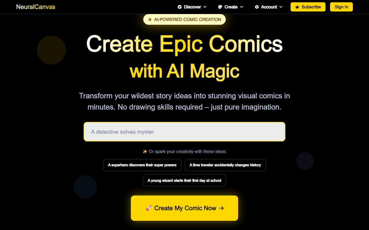 Neural Canvas screenshot