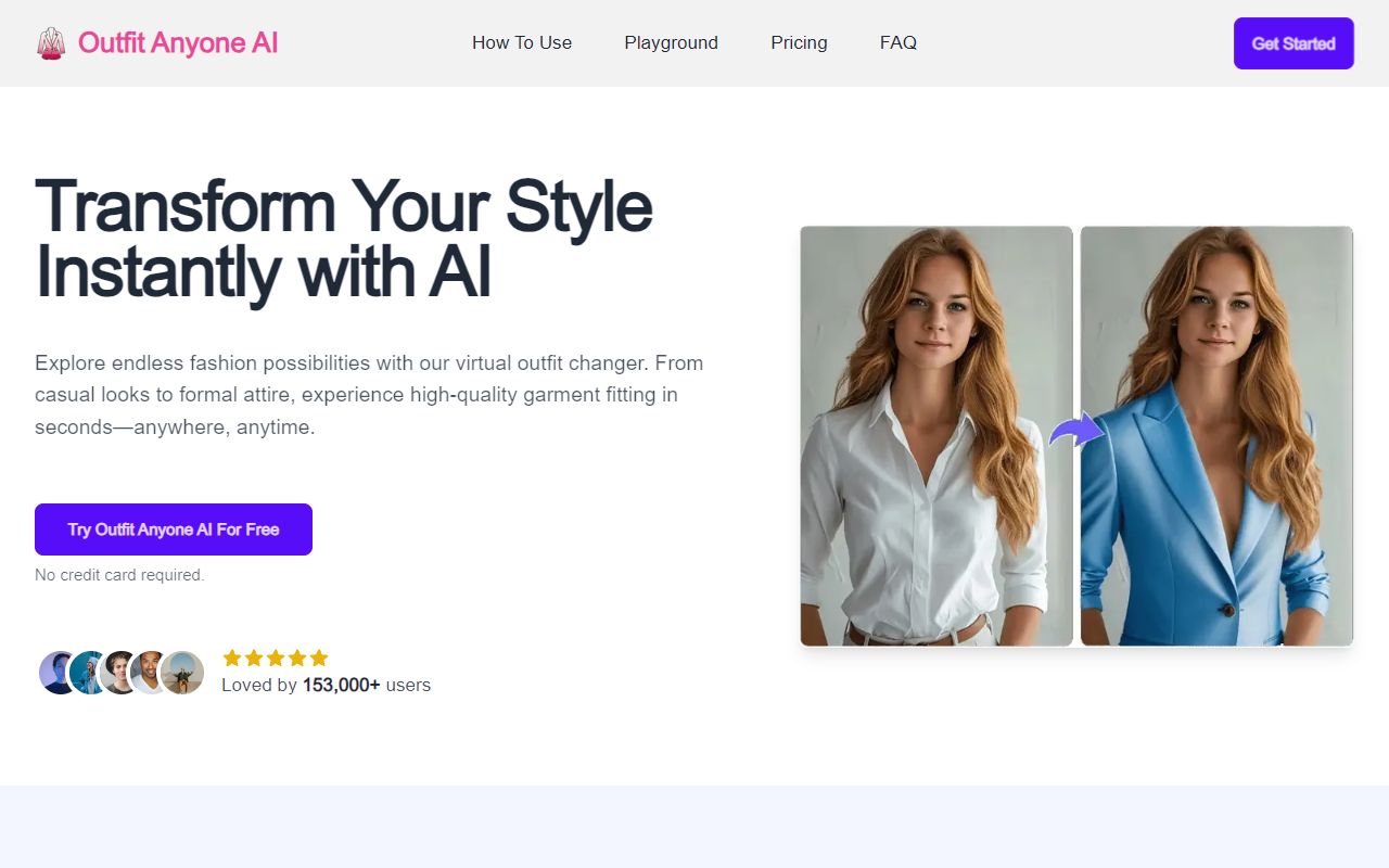 Outfit Anyone AI screenshot
