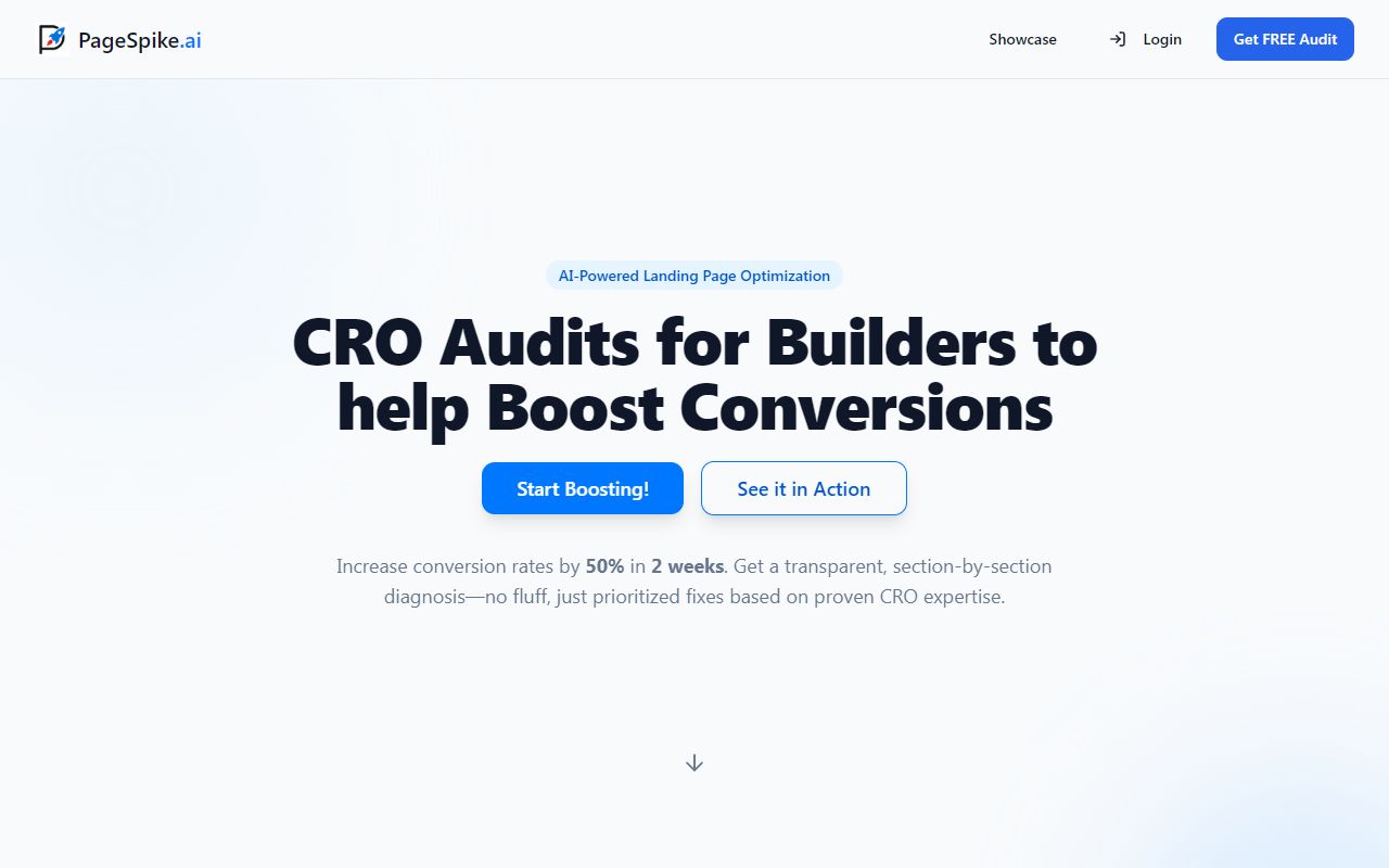 PageSpike.ai screenshot