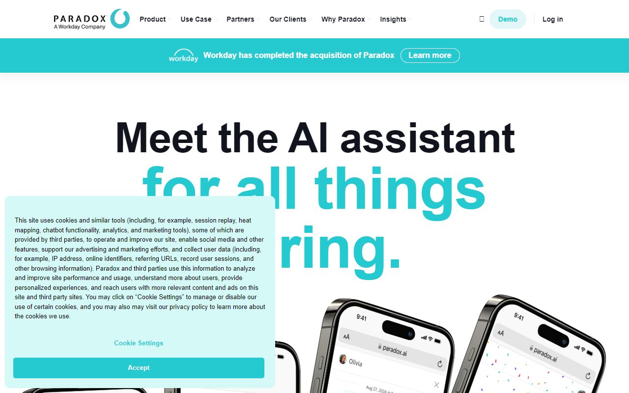 Paradox - website preview