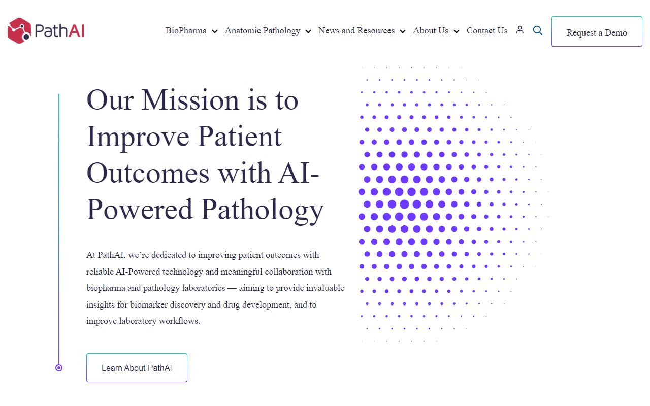 PathAI - website preview