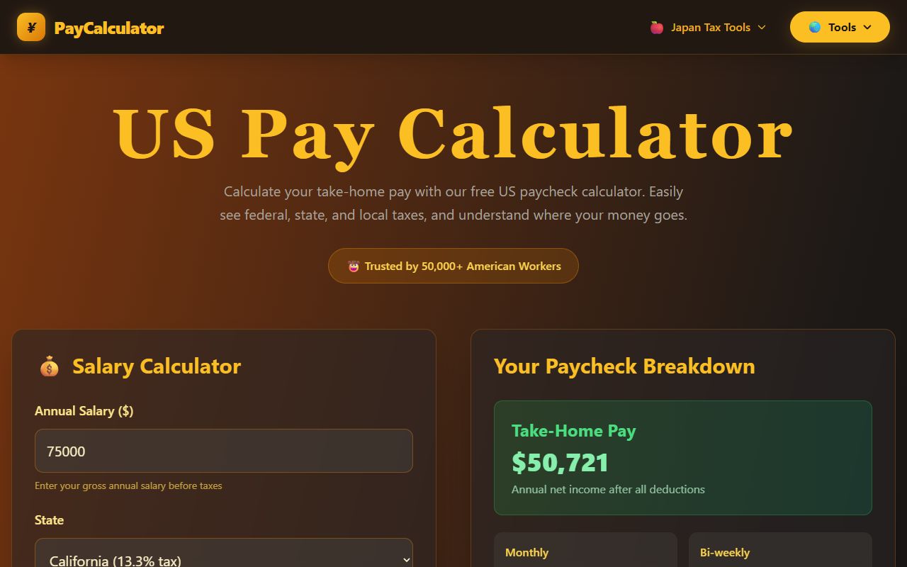 PayCalculator screenshot