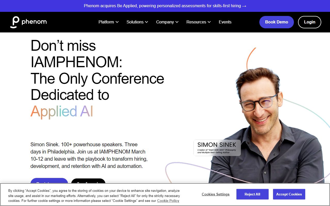 Phenom - website preview