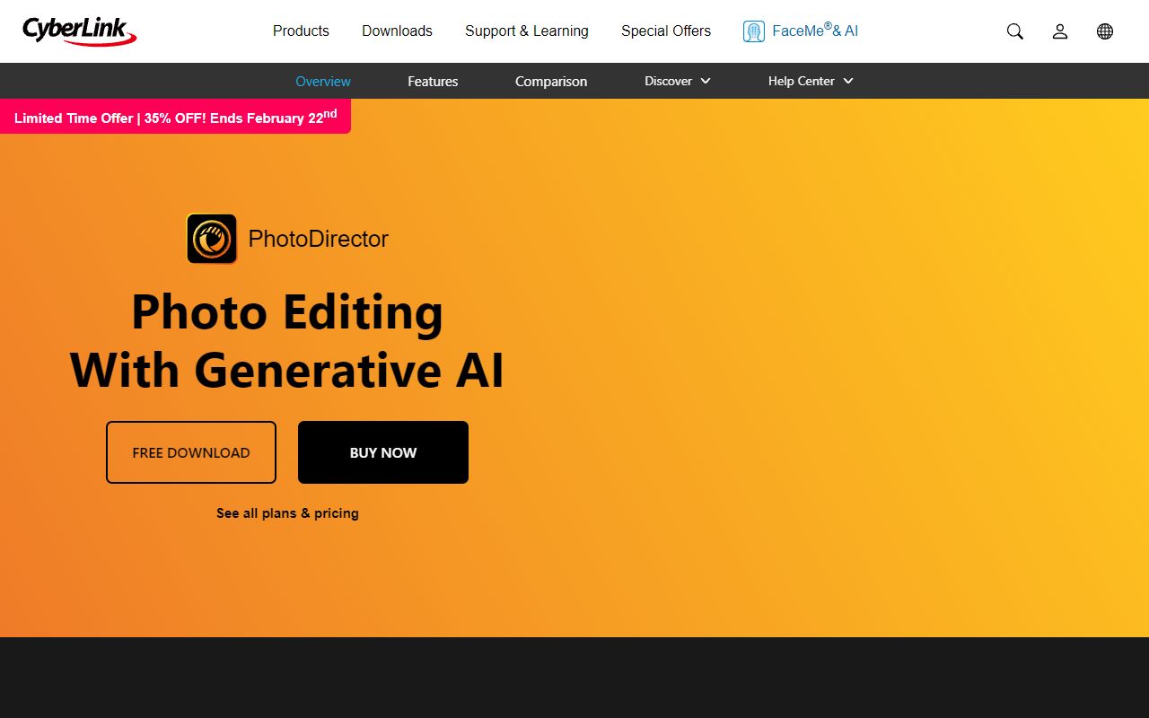 PhotoDirector screenshot