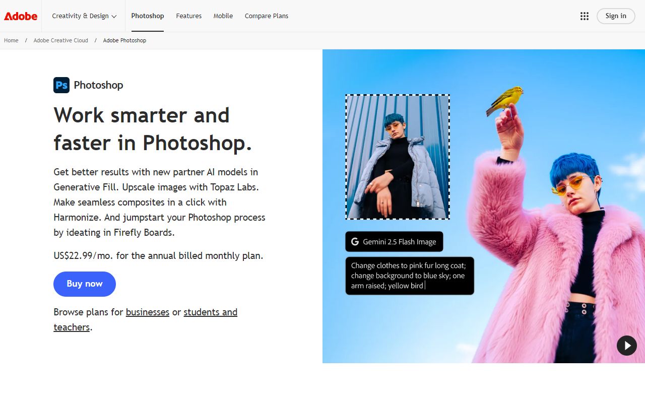 Photoshop AI screenshot