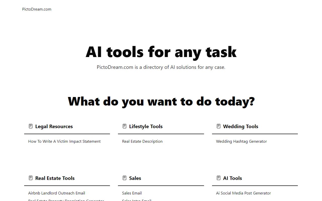 PictoDream screenshot