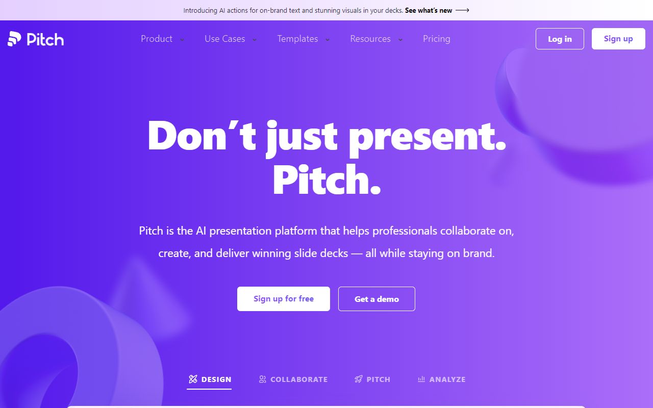 Pitch screenshot