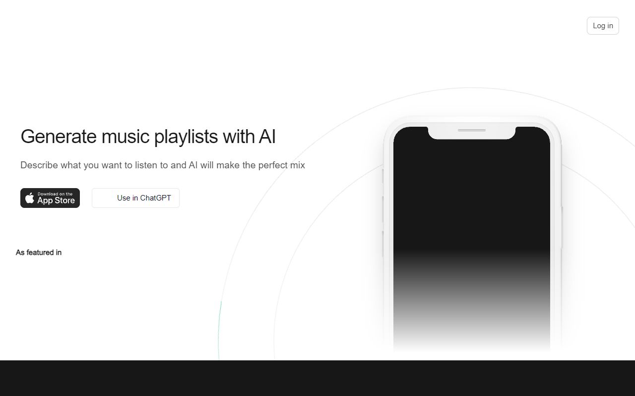 PlaylistAI screenshot