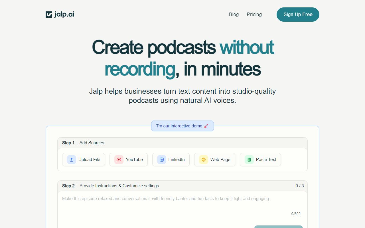 Podcast Maker screenshot