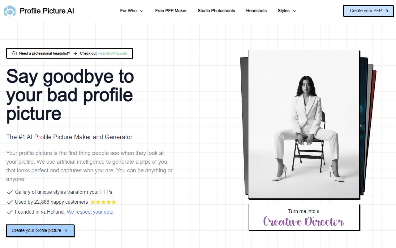 Profile Picture AI screenshot