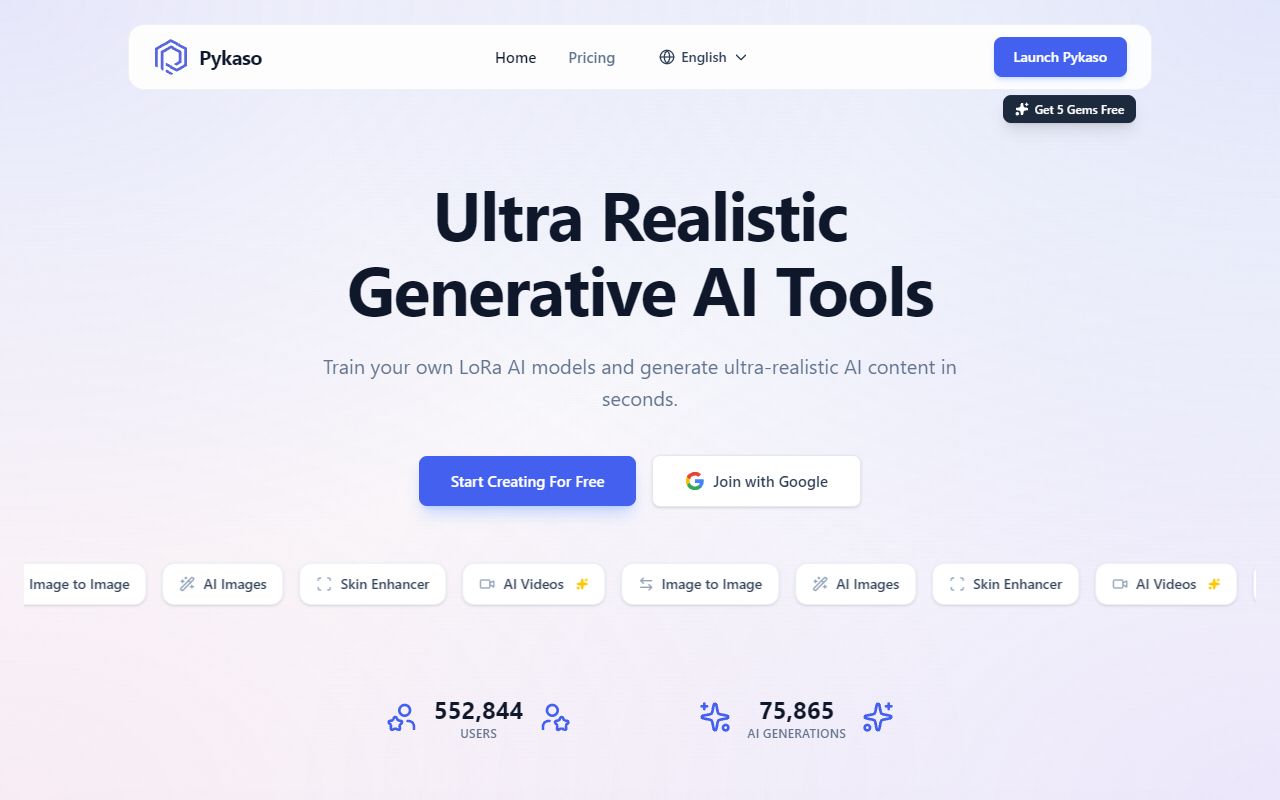 Pykaso.ai screenshot