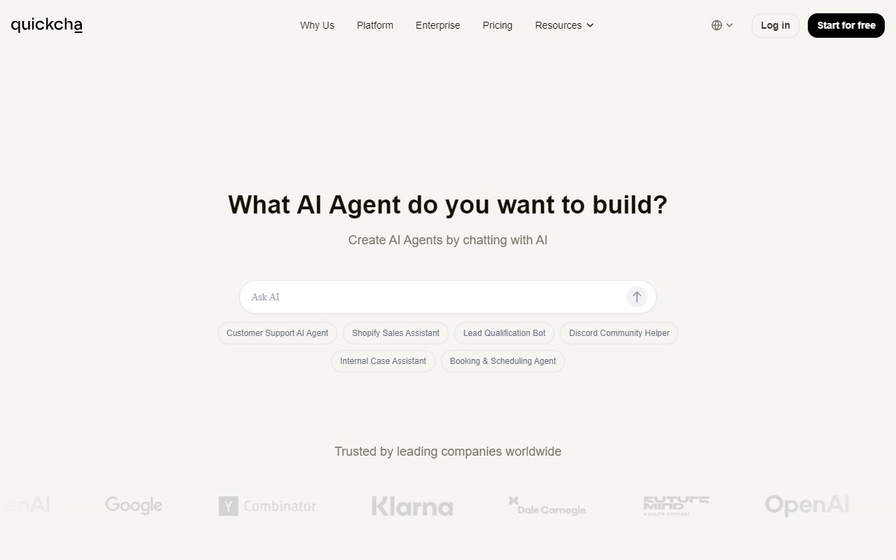 Quickchat screenshot