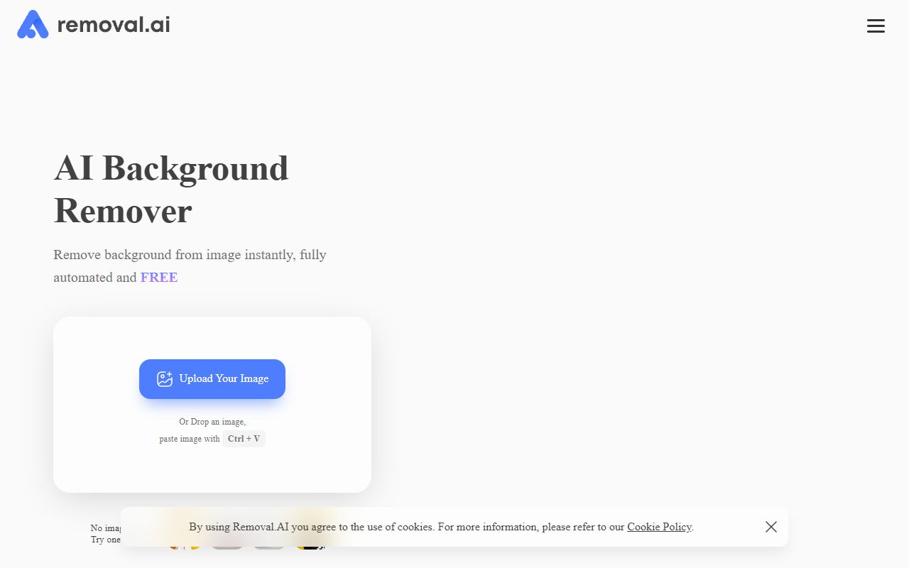 Removal.ai screenshot
