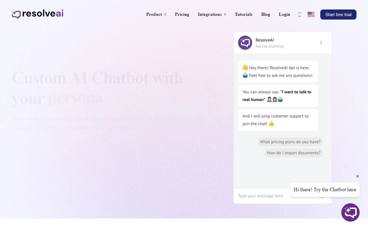 ResolveAI screenshot