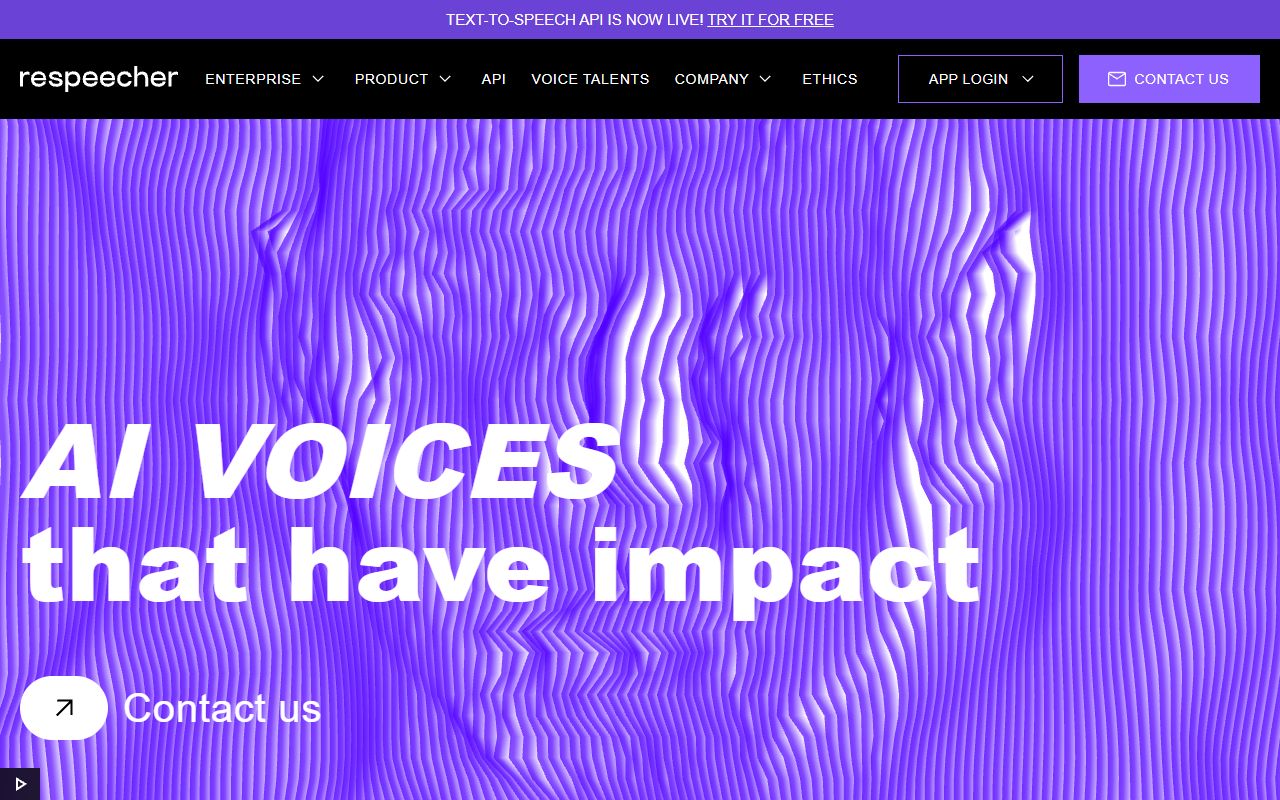 Respeecher screenshot