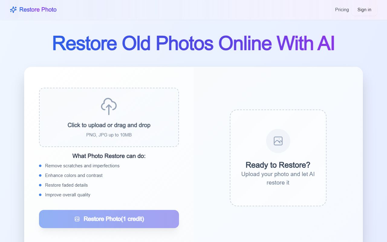 Restore Old Photos screenshot