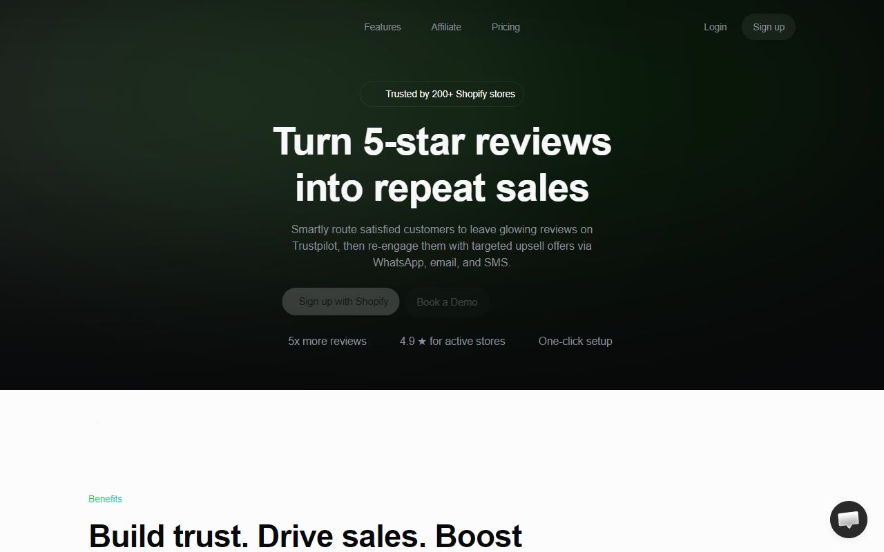 Reviewz - website preview