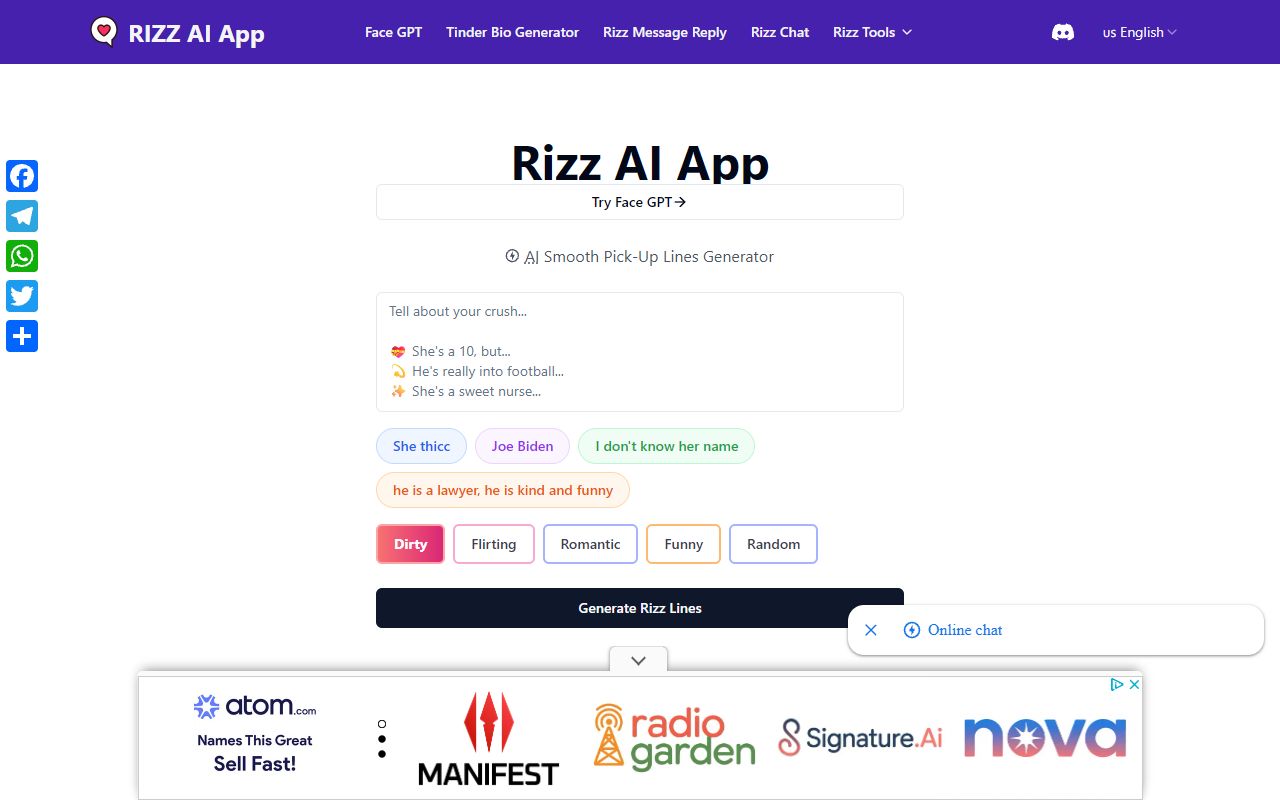 Rizz AI screenshot