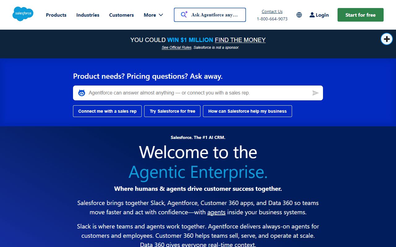 Salesforce Agentforce screenshot