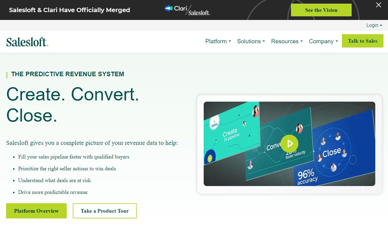 Salesloft screenshot