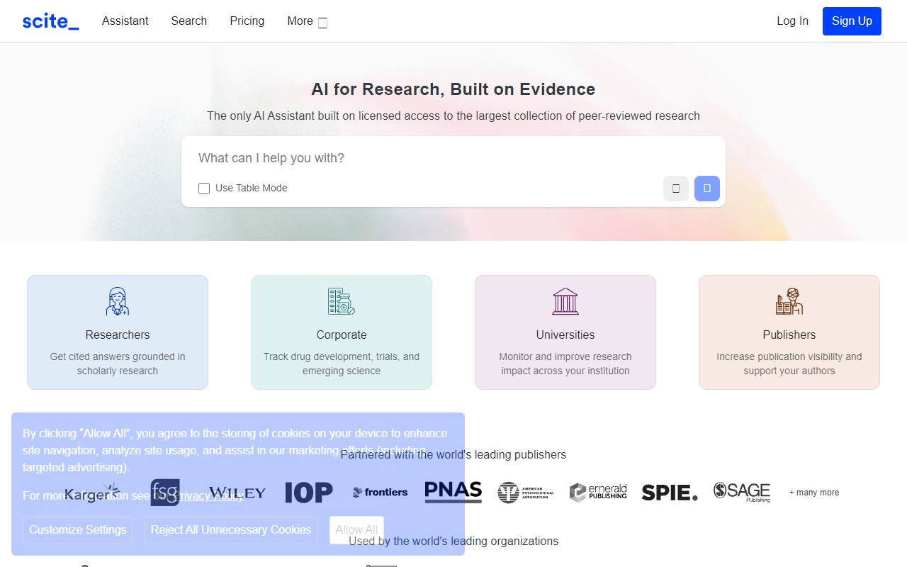 Scite Assistant screenshot