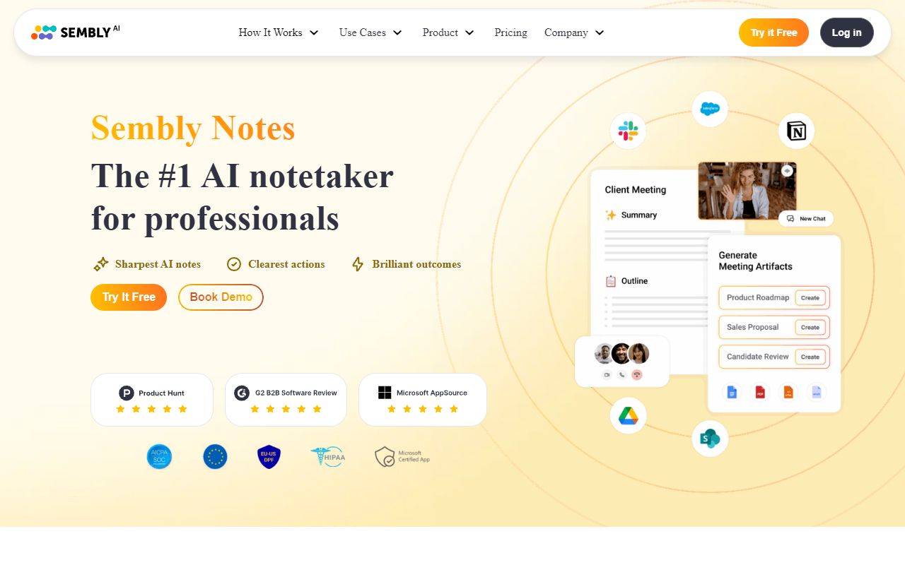 Sembly AI screenshot