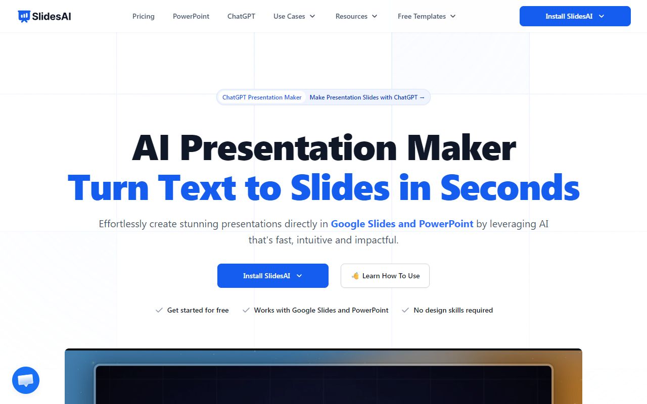 SlidesAI.io screenshot