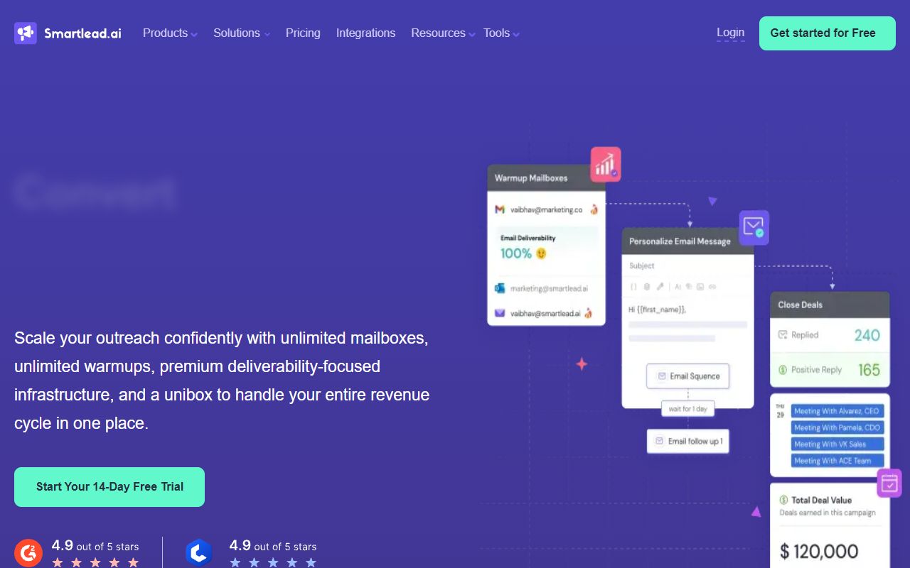 Smartlead screenshot