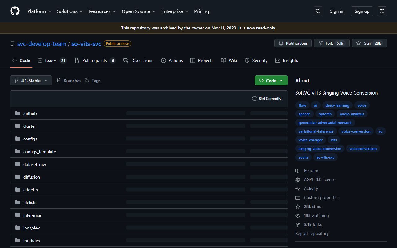 So-vits-svc screenshot