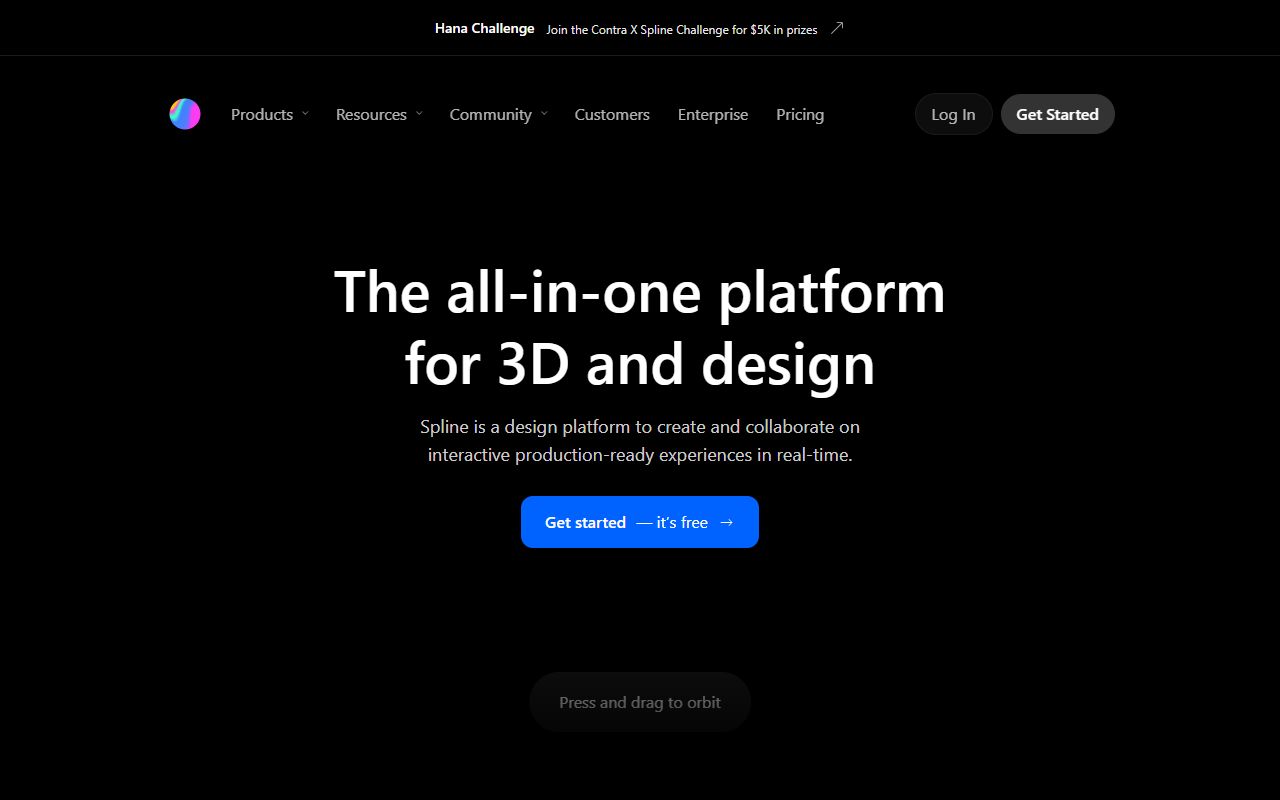 Spline AI - website preview